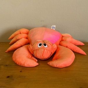 Unisex Cloud 9 Orange & Pink Crab Plush Stuffed Animal